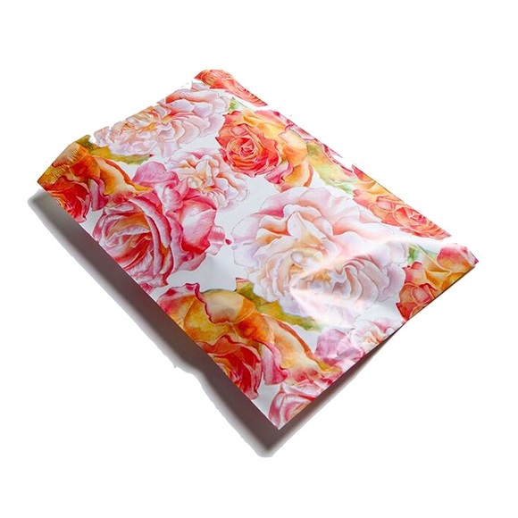 Watercolor Blossom’s Poly Mailers 10x13 Pack of 25 - Picture 2 of 5